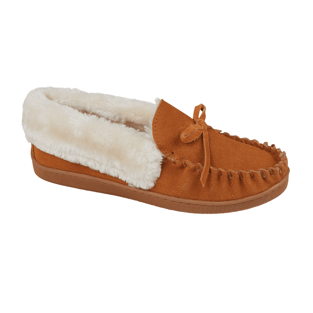Mull Cognac Leather Slippers