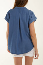 Load image into Gallery viewer, Tencel Pocket Short Sleeve Shirt
