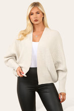 Load image into Gallery viewer, Ribbed Batwing Cardigan
