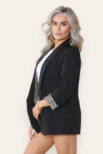 Load image into Gallery viewer, Leopard Lined Blazer
