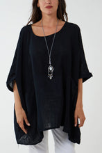 Load image into Gallery viewer, Oversized Pocket Necklace Top
