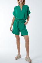 Load image into Gallery viewer, V Neck Top and Shorts Set
