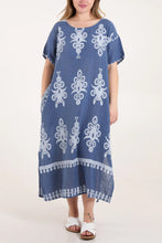 Load image into Gallery viewer, Cotton Tribal Print Pocket Dress
