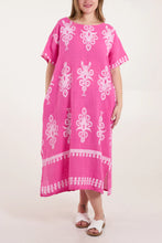 Load image into Gallery viewer, Cotton Tribal Print Pocket Dress
