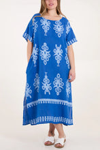 Load image into Gallery viewer, Cotton Tribal Print Pocket Dress
