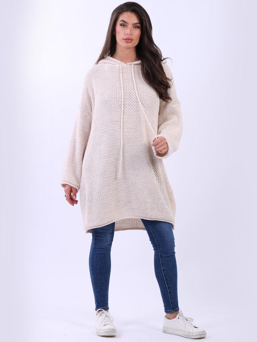 Oversized Hooded Jumper