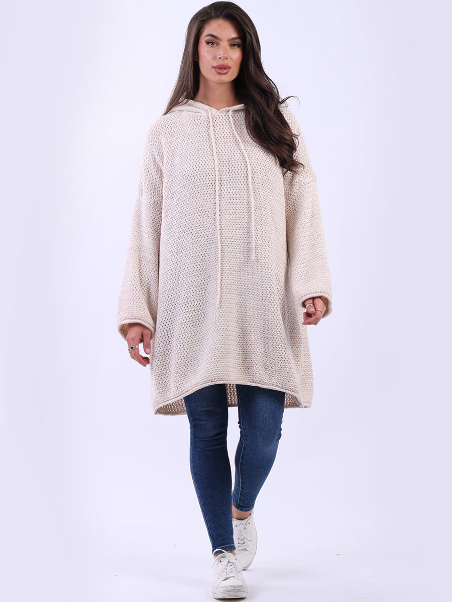 Oversized Hooded Jumper