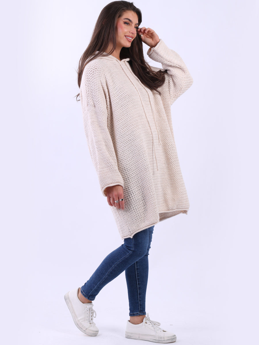 Oversized Hooded Jumper