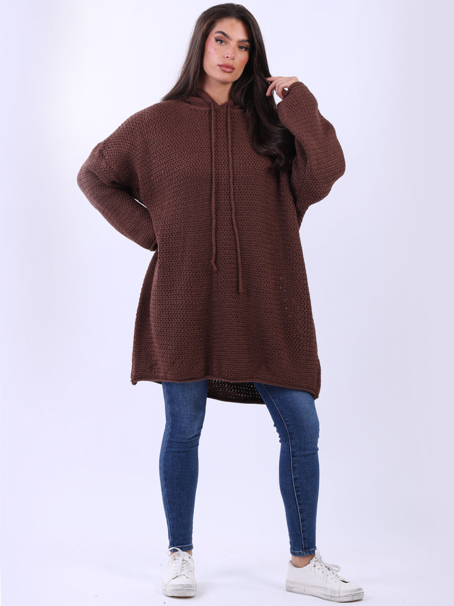 Oversized Hooded Jumper