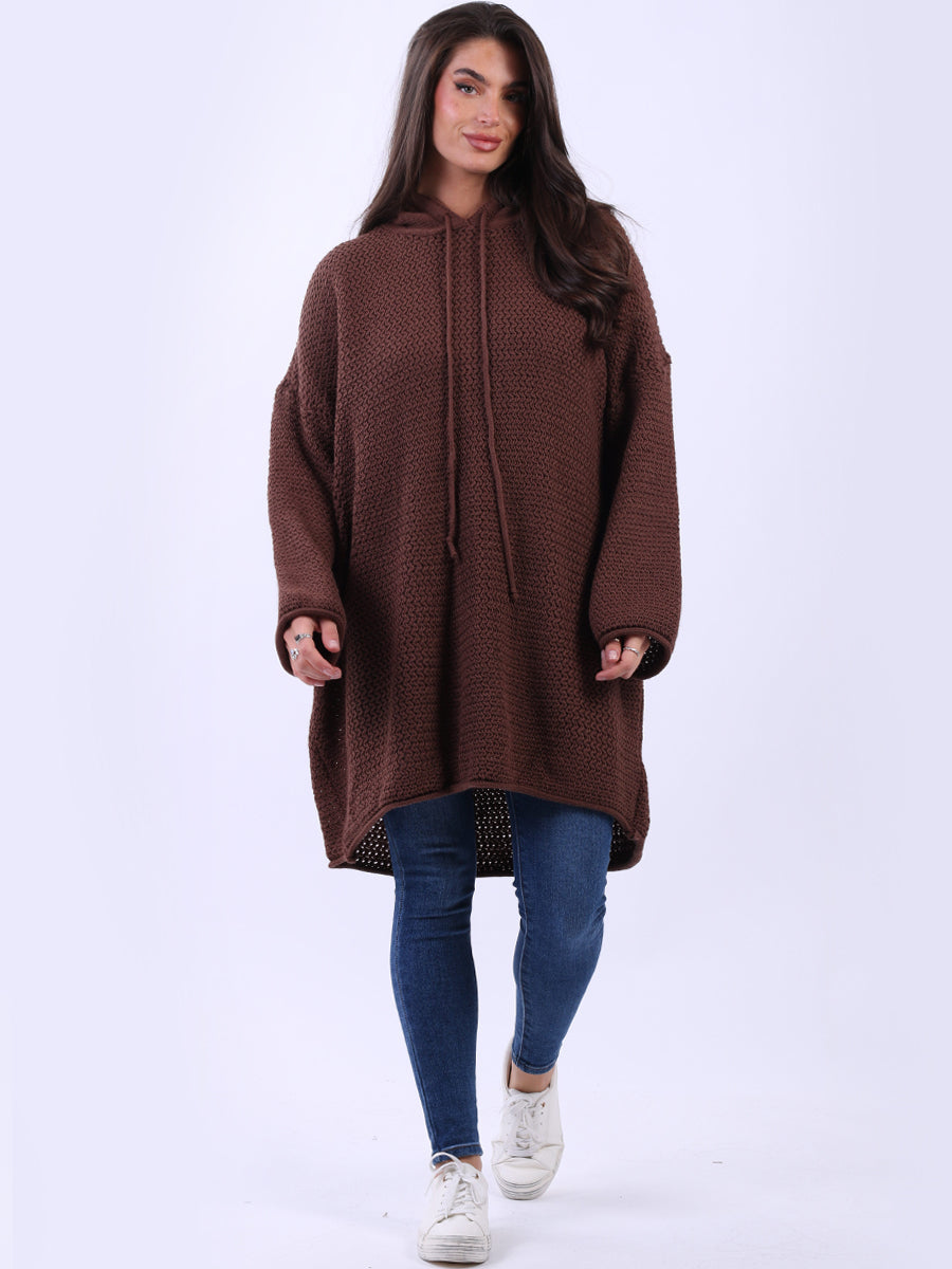 Oversized Hooded Jumper