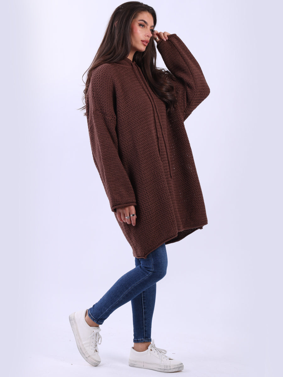 Oversized Hooded Jumper