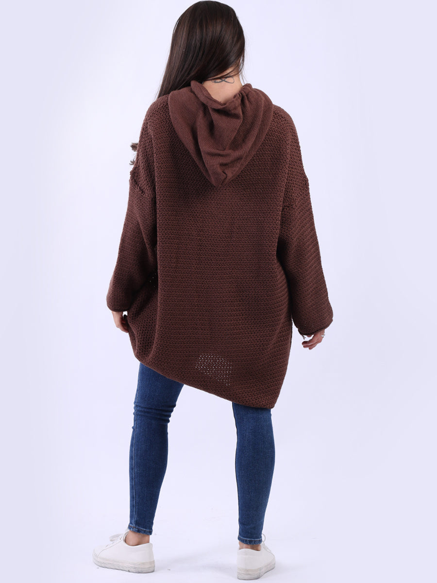 Oversized Hooded Jumper