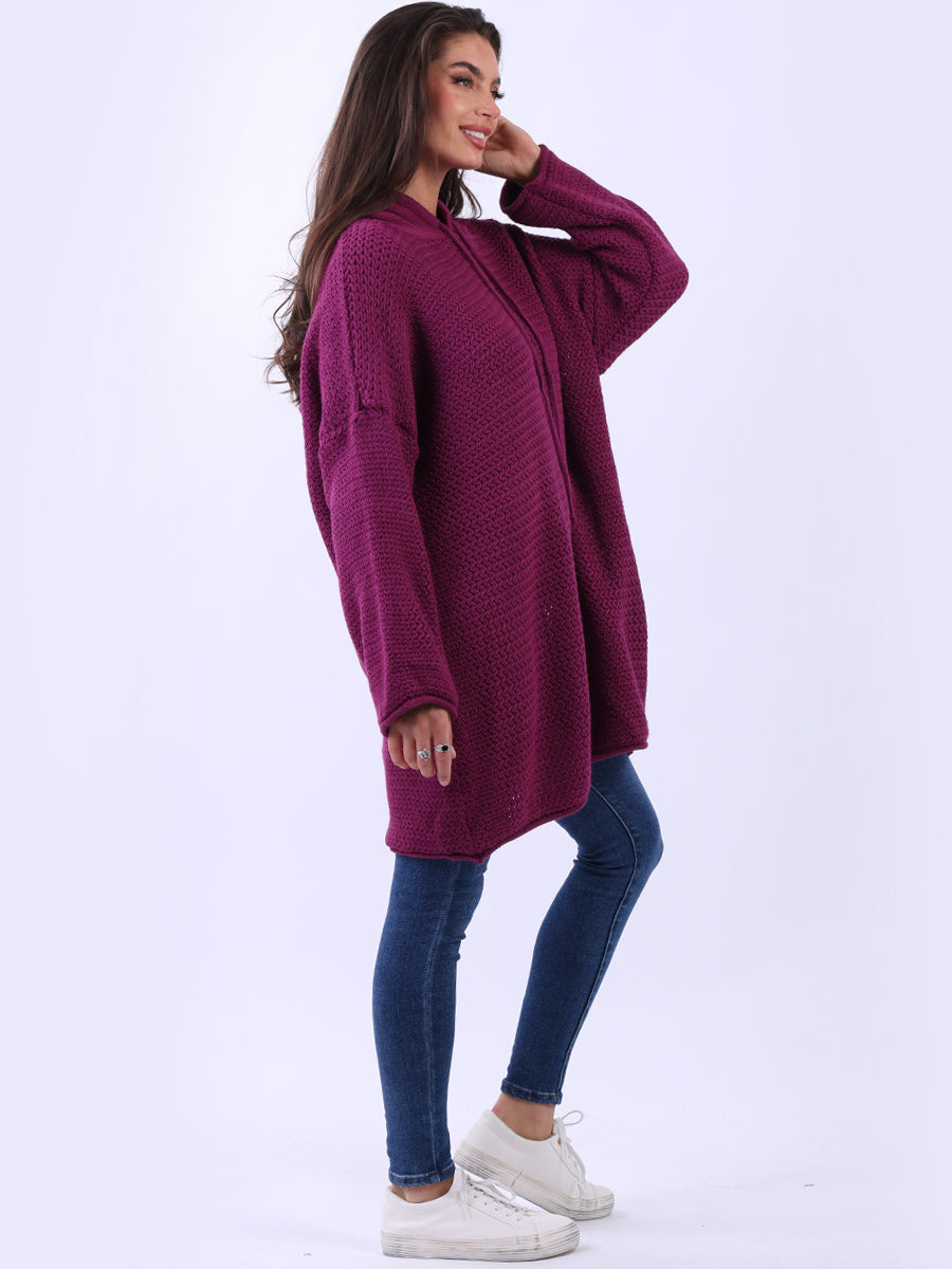 Oversized Hooded Jumper