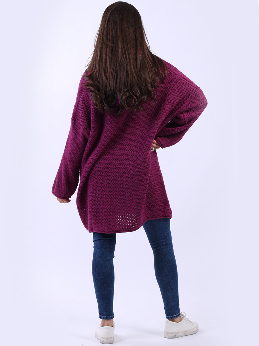 Oversized Hooded Jumper