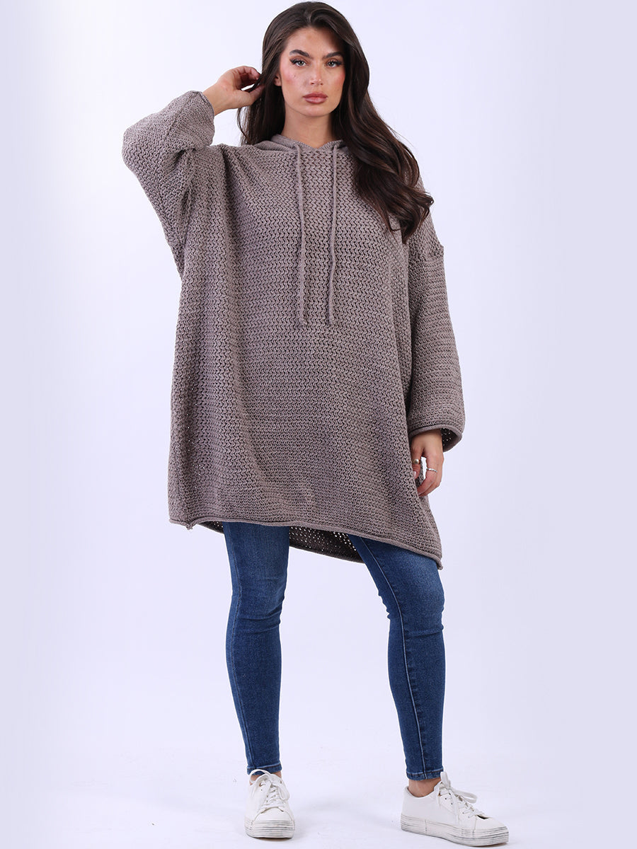 Oversized Hooded Jumper