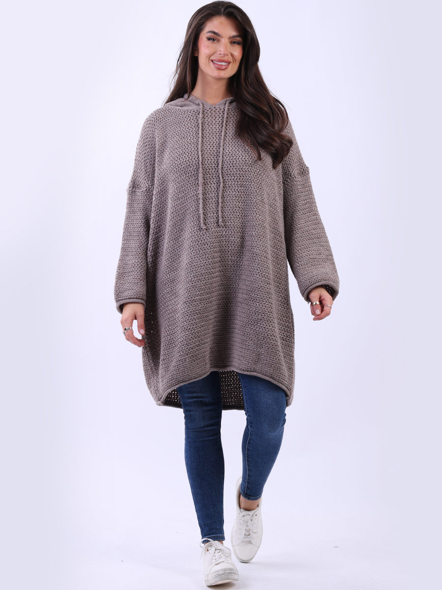 Oversized Hooded Jumper