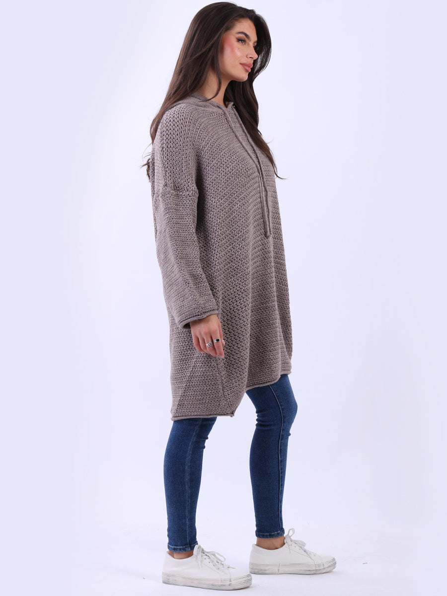 Oversized Hooded Jumper