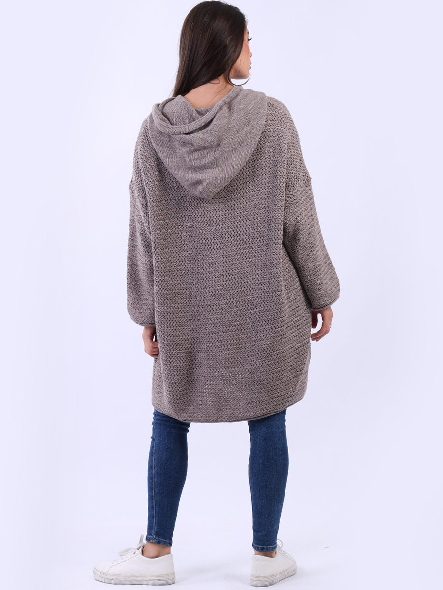 Oversized Hooded Jumper