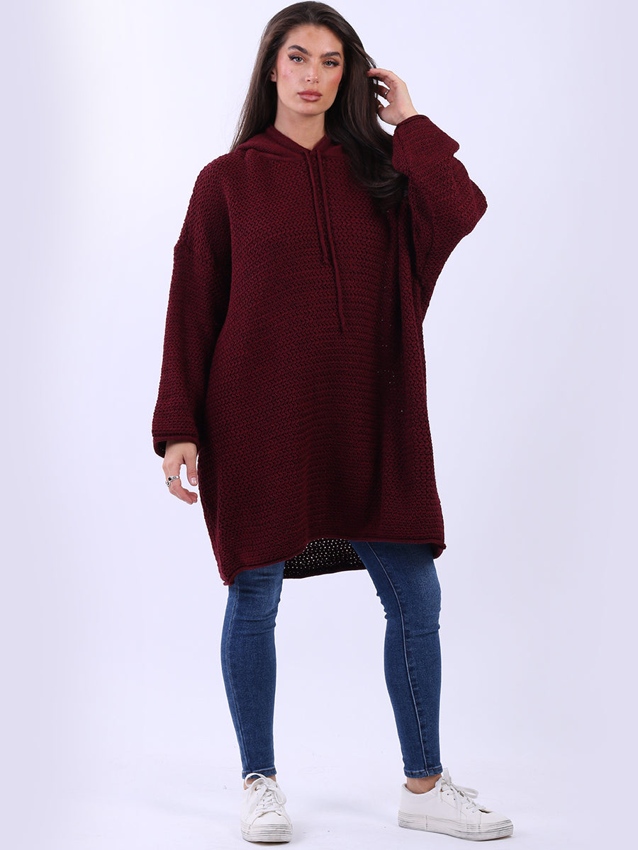 Oversized Hooded Jumper