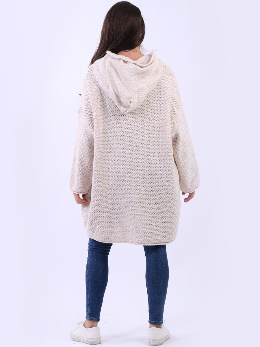 Oversized Hooded Jumper