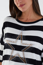 Load image into Gallery viewer, Diamante Star Light Knit Jumper
