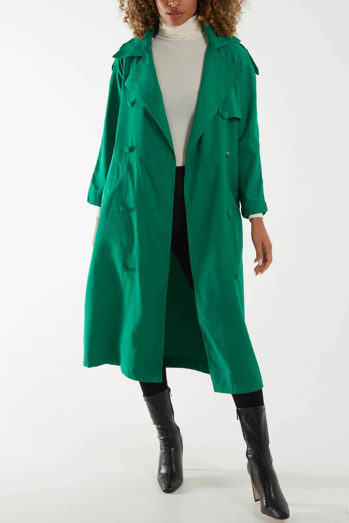 Double Breasted Trench Coat