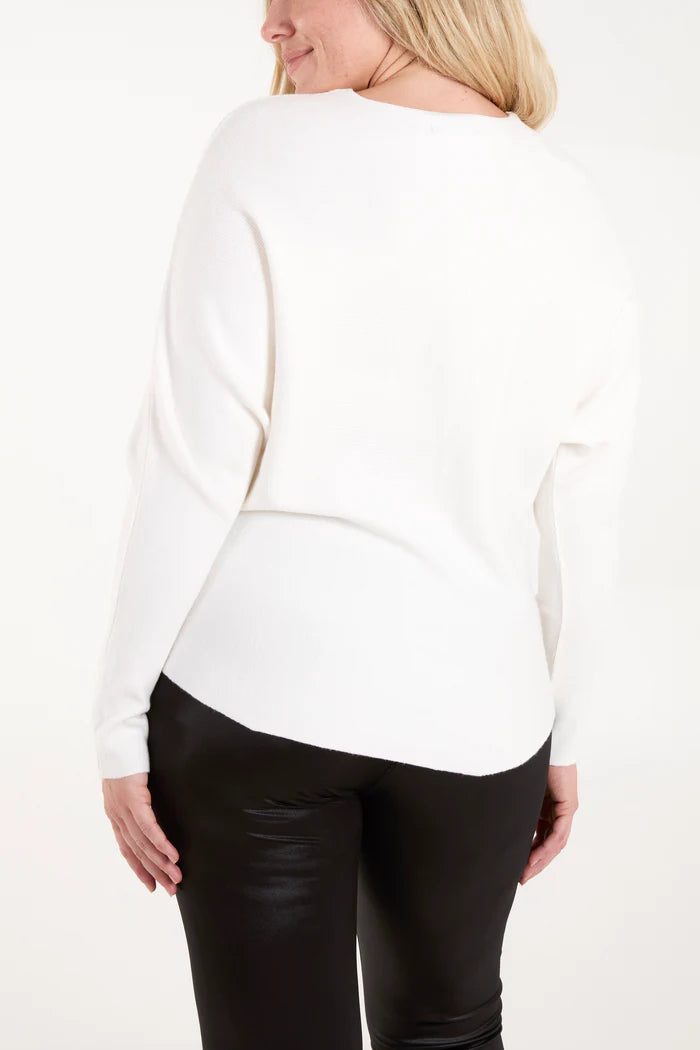 Diamante Fine Knit Jumper