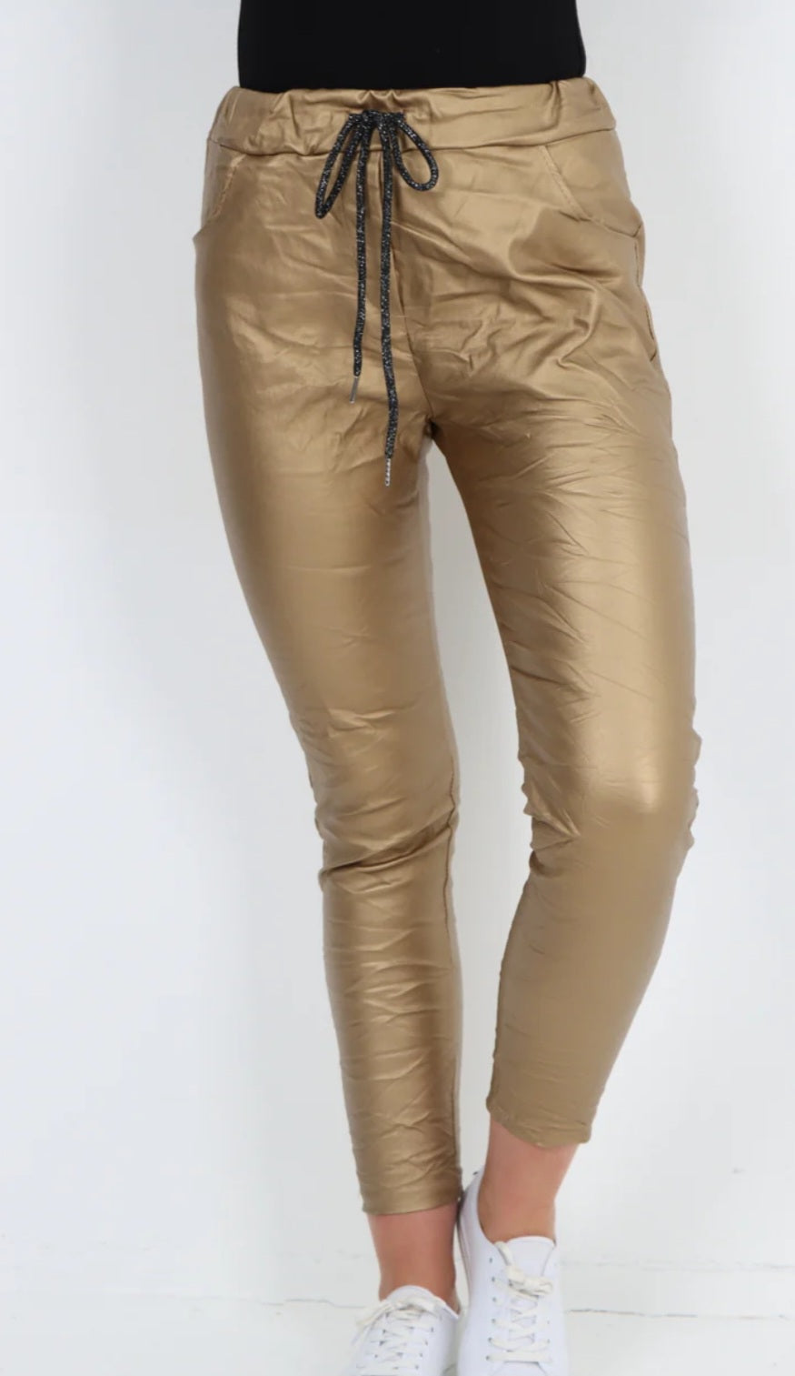 Magic Trousers - Shiny Wet Look in 5 Colour Options
