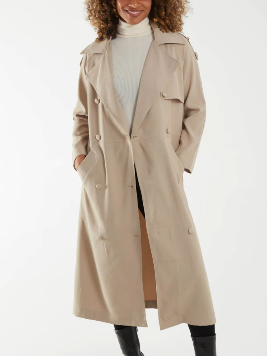 Double Breasted Trench Coat