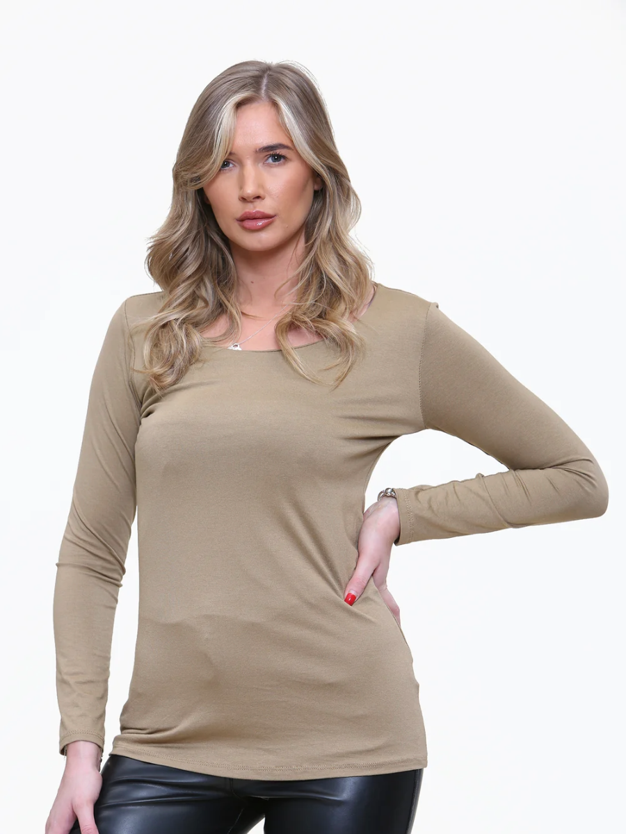 Double Layer Long Sleeve Top