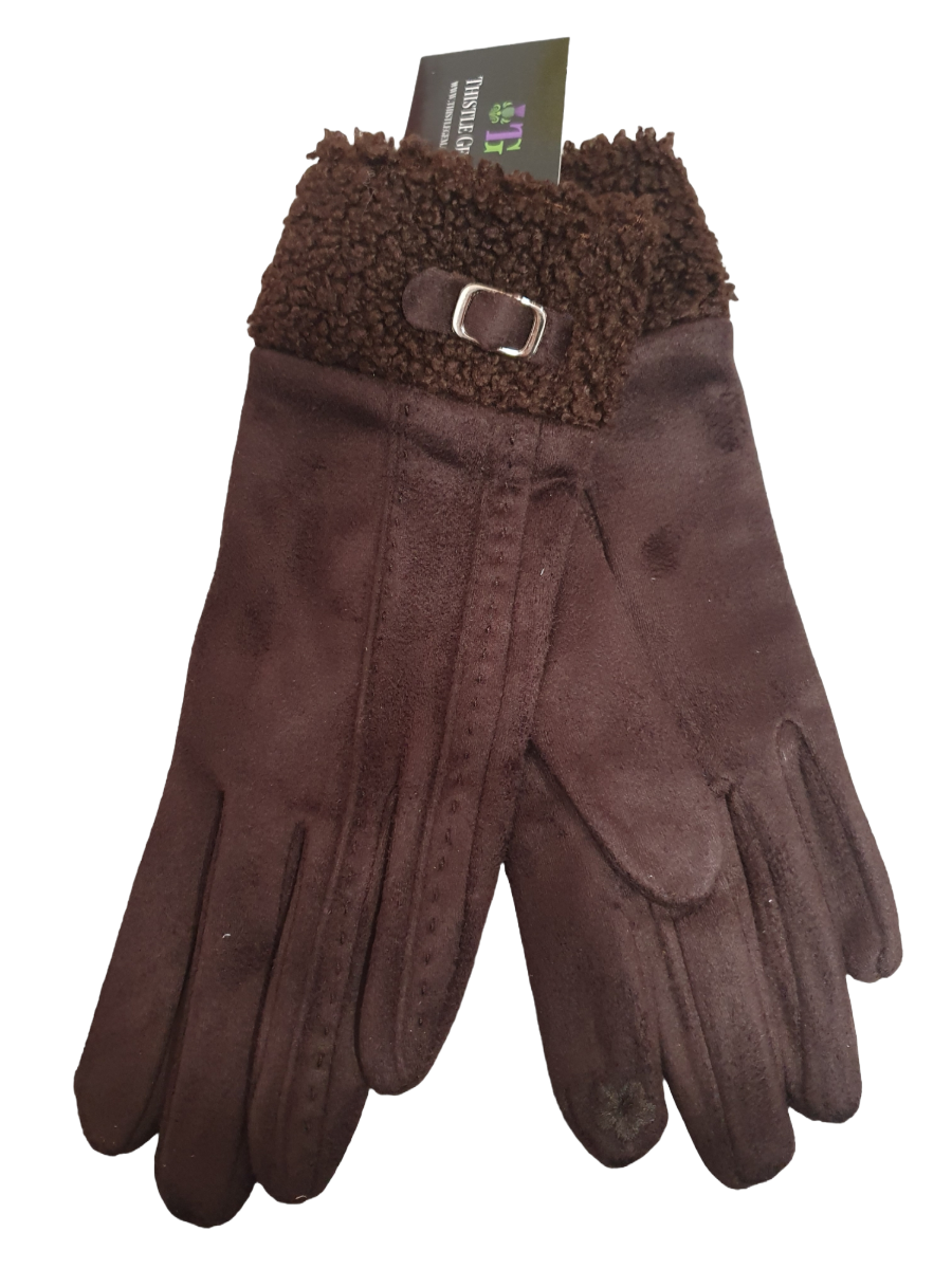 Faux Fur Cuff Gloves