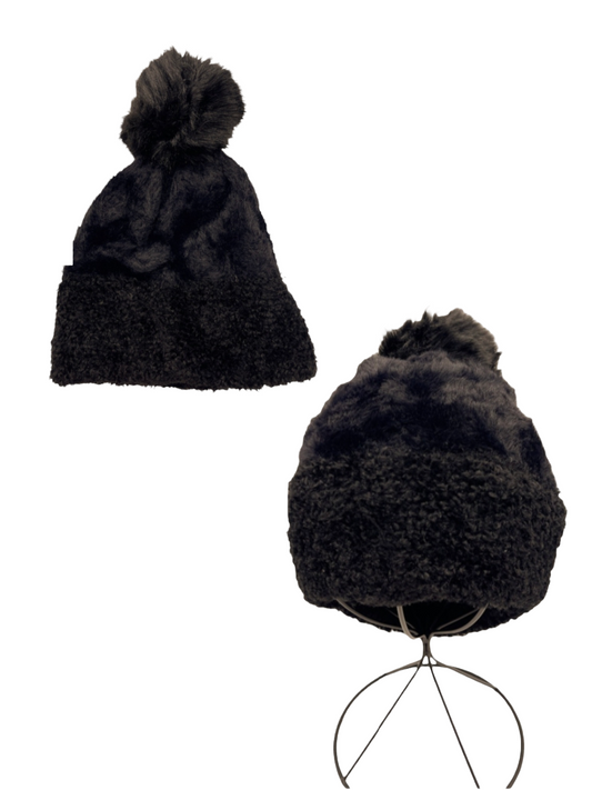 Removable Pom Pom Hat