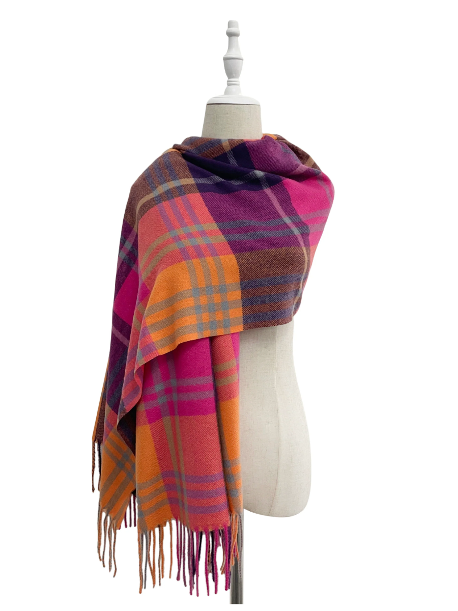 Tartan Tassel Scarf