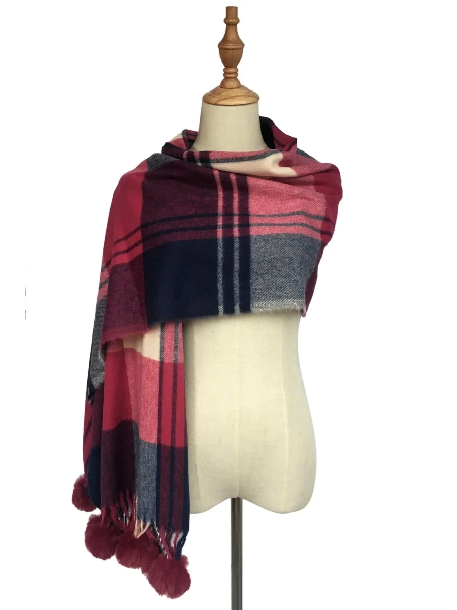 Wine Bag and Tartan Scarf