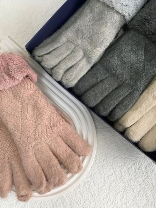 Fleece Lined Cable Gloves