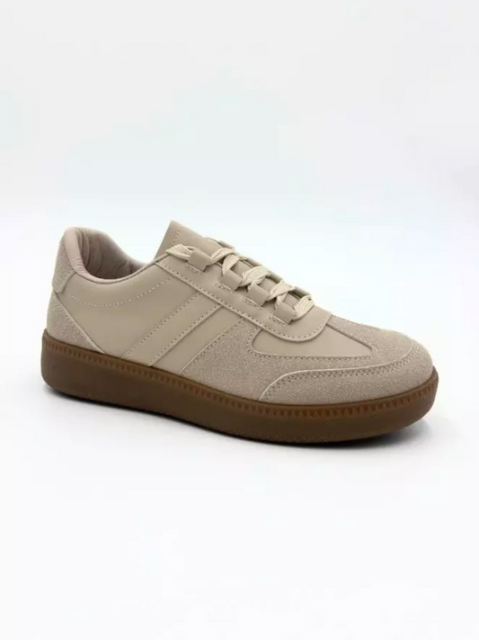 Ladies Stone Gumsole Fashion Trainer