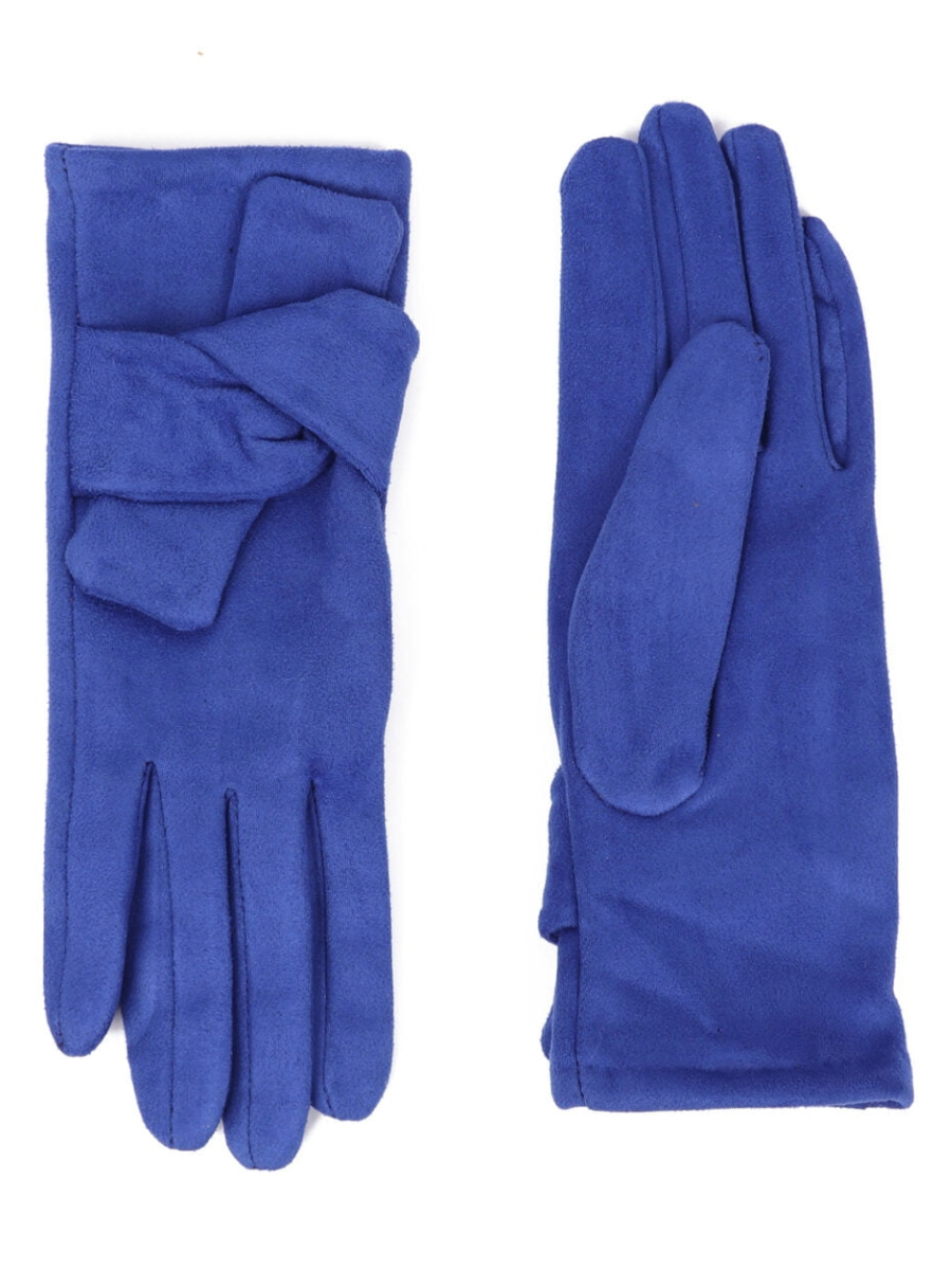 Royal Blue Hat, Gloves and Scarf