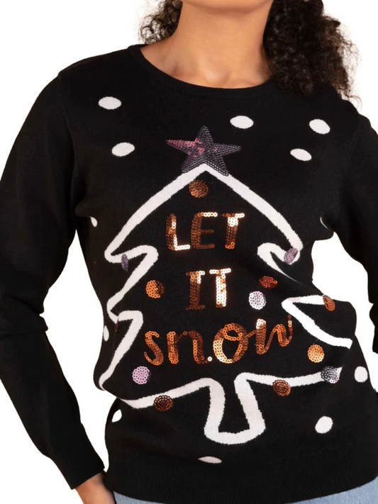 'Let It Snow' Christmas Jumper