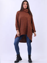 Load image into Gallery viewer, Cowl Neck Soft Cotton Jumper
