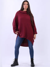 Load image into Gallery viewer, Cowl Neck Soft Cotton Jumper
