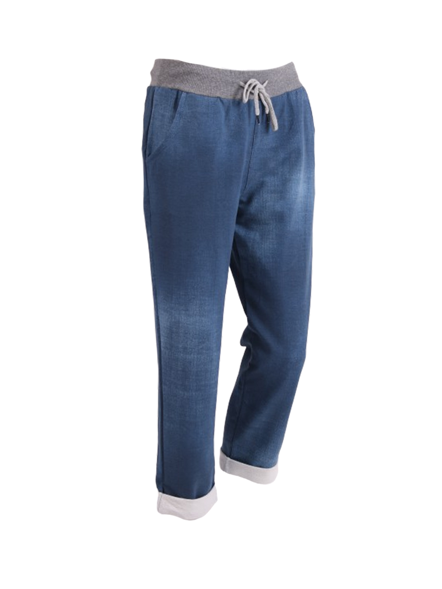 Cotton Trouser - Plain with a soft jersey waistband