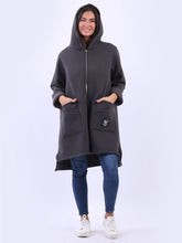Load image into Gallery viewer, Fleece Lined Hooded Coat
