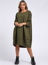 Load image into Gallery viewer, Side Button Pocket Tunic
