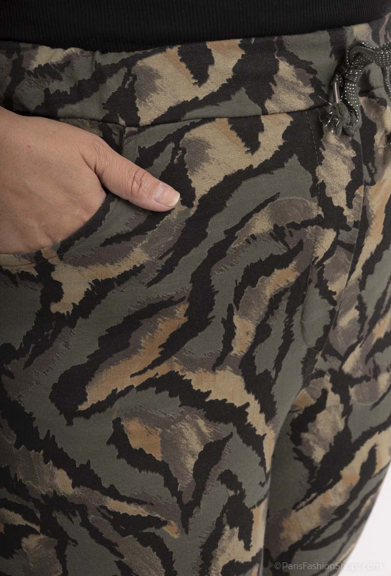 Jogging Trousers - Animal Luxe for Ladies Sizes 18-24