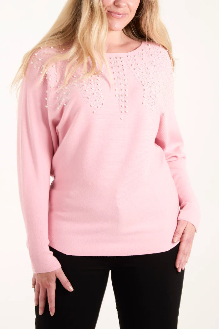 Embellished Pearl Jumper