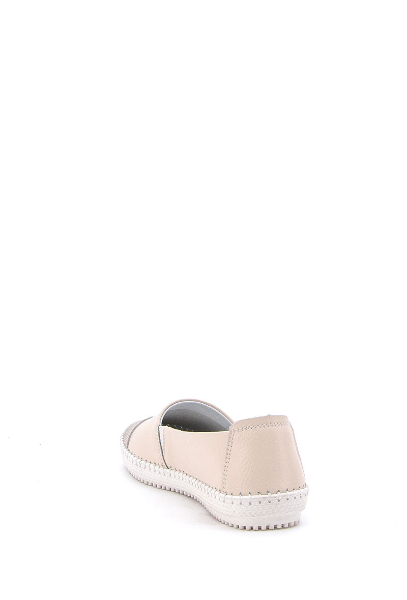 Metallic Leather Comfort Plimsoll