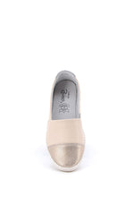 Load image into Gallery viewer, Metallic Leather Comfort Plimsoll
