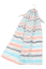 Load image into Gallery viewer, Stripe Sequin Scarf
