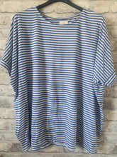 Load image into Gallery viewer, Stripe Round Neck T-shirt
