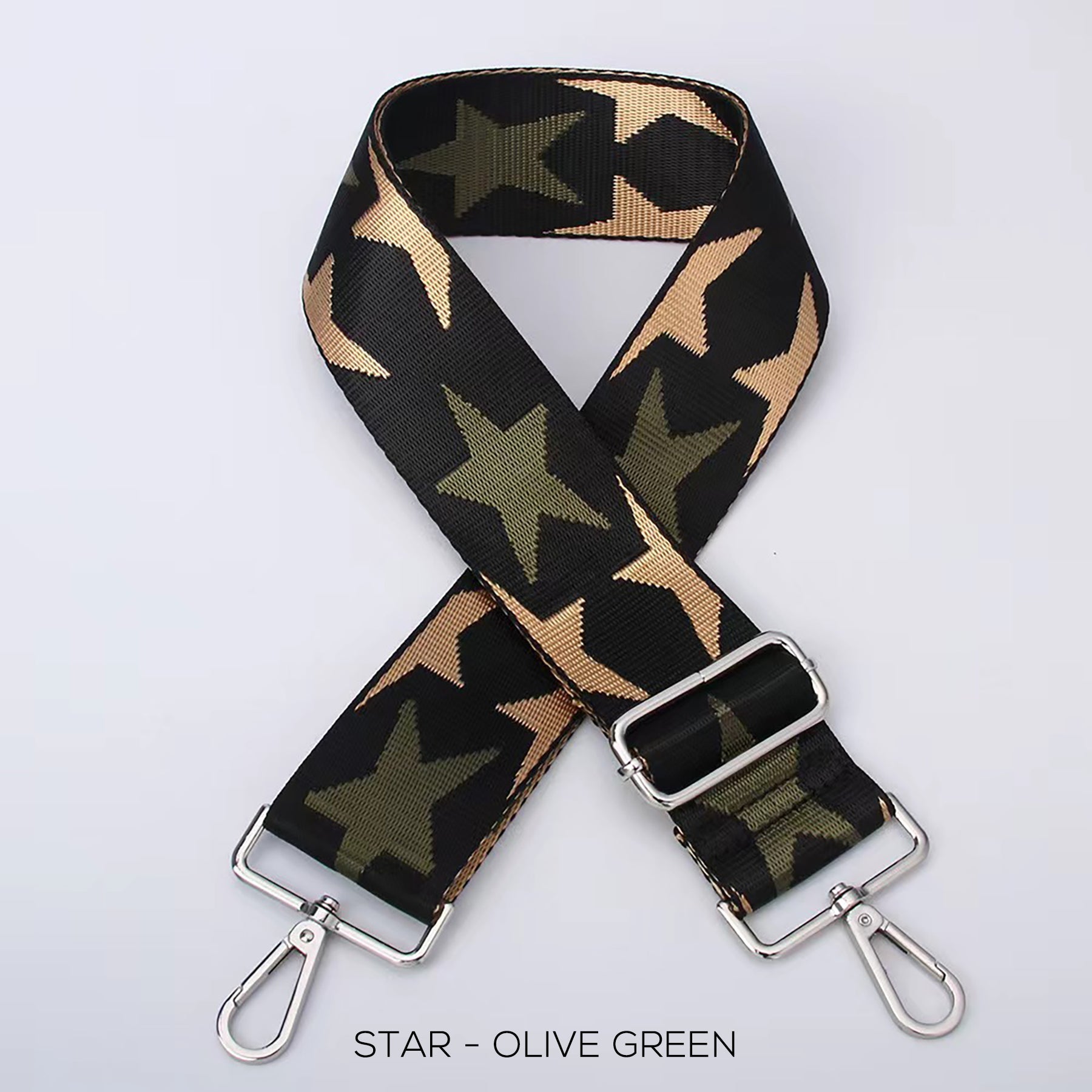 Multi Star Wide Bag Strap - various designs and colours available.